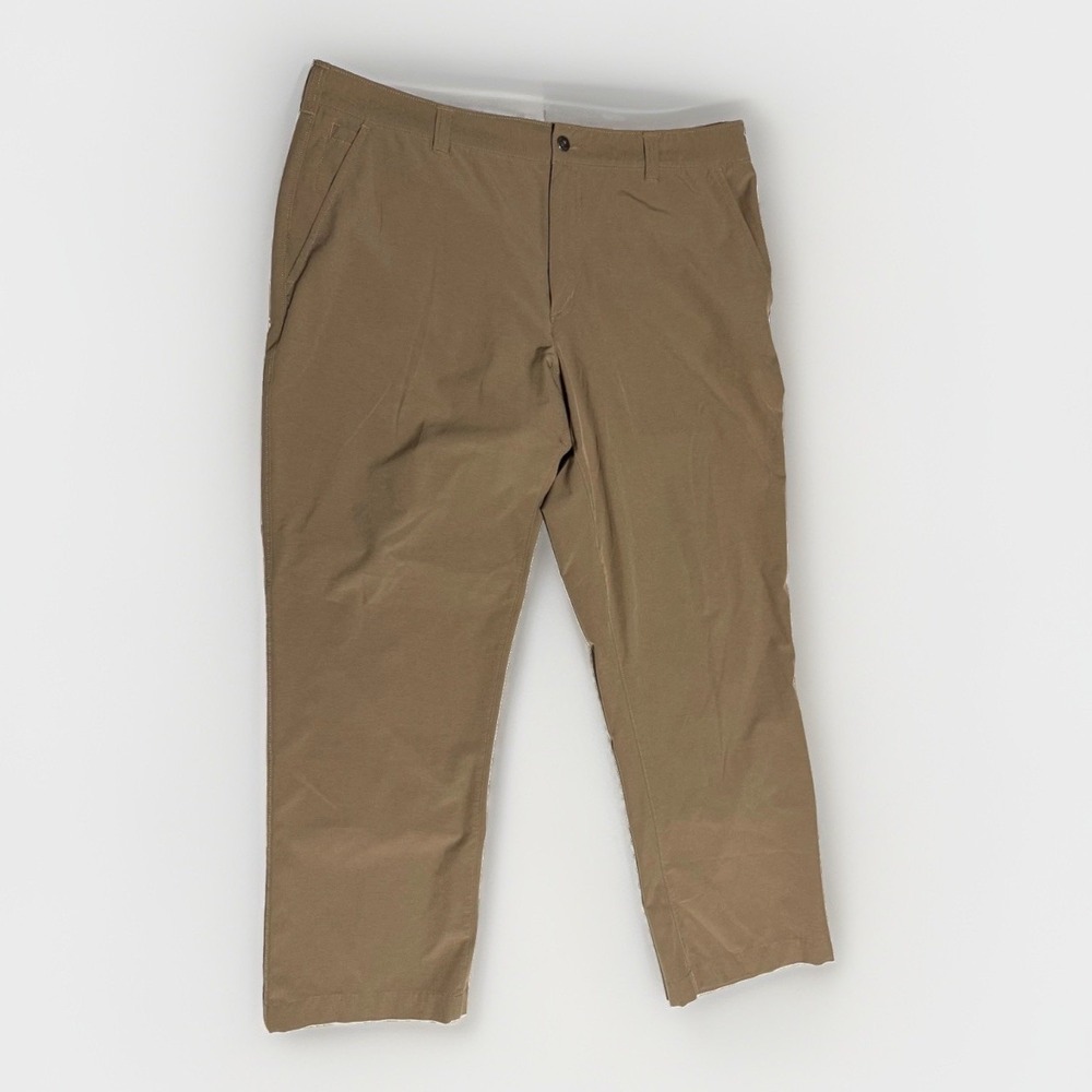 Duluth Trading Co Standard Fit Pants Men's 38x30 Khaki Stretch